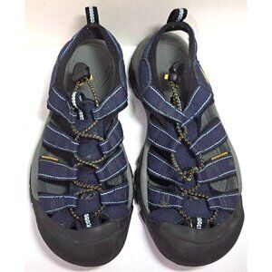Keen Women's 8 Newport H2 Blue Waterproof Fisherman Hiking Sandals w/Cap Toe
